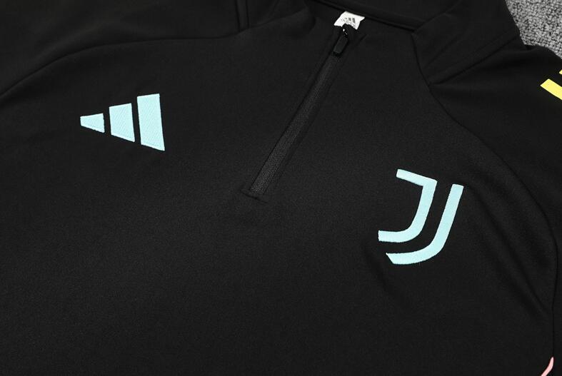 2025 2026  Juventus  Black color  adult  kids  tracksuit  kit  soccer jersey