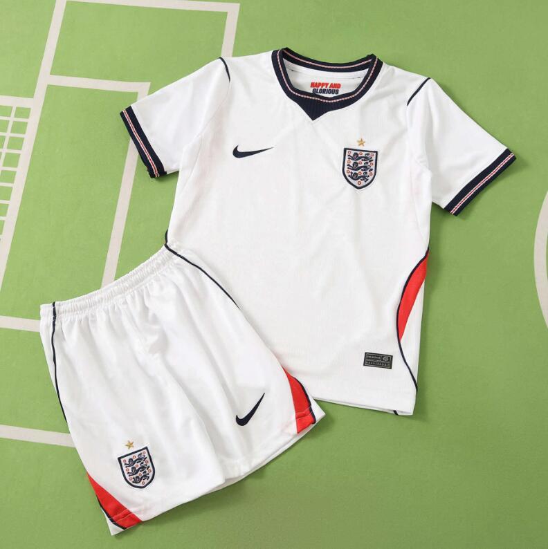 2026 World cup England  home top thai best quality soccer Jersey kids kits sets