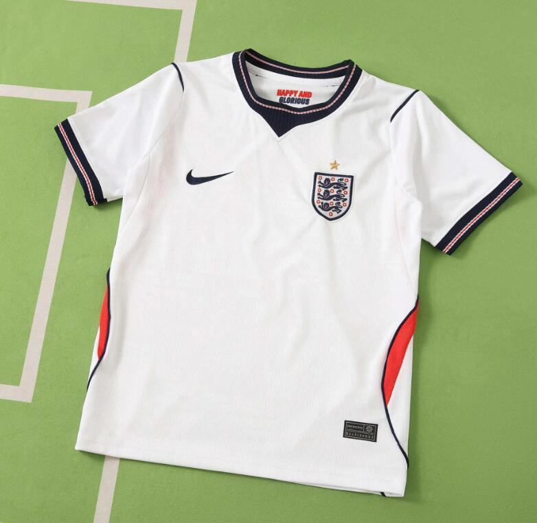 2026 World cup England  home top thai best quality soccer Jersey kids kits sets