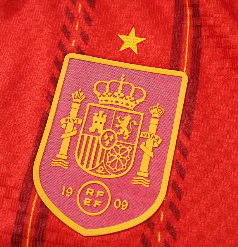 2026 World cup Spain Home top thai best quality soccer Jersey Player version 001