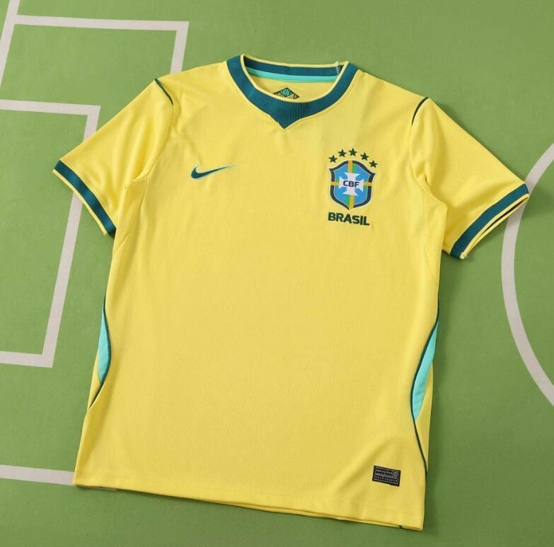 2026 World cup Brazil Home top thai best  quality soccer Jersey  fan version