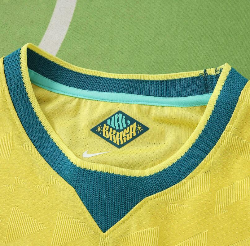 2026 World cup Brazil Home top thai best quality soccer Jersey Player version 001