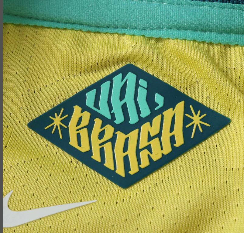 2026 World cup Brazil Home top thai best quality soccer Jersey Player version 001