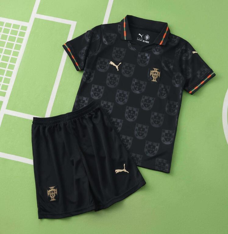 2026 World cup Portugal Special Edition top thai best quality soccer Jersey kids kits sets