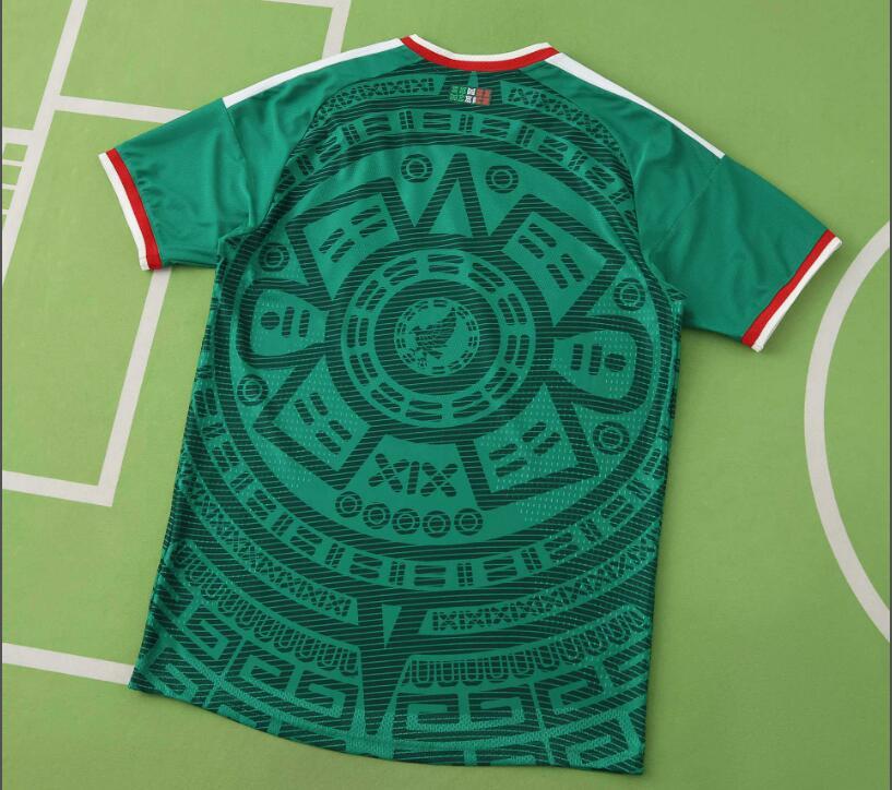 2026 World cup Mexico Home top thai best quality soccer Jersey Player version 002