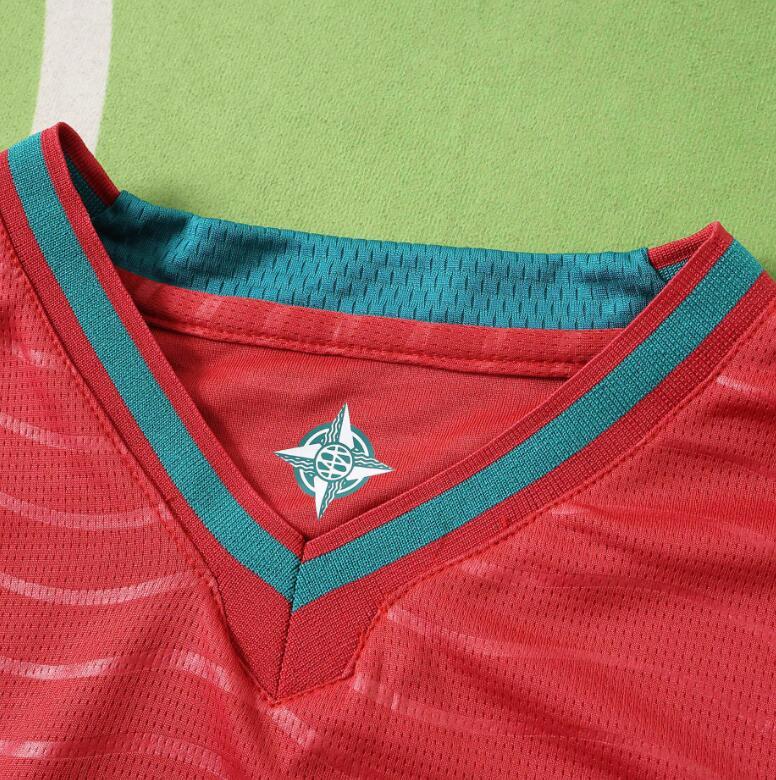 2026 World cup Portugal Home top thai best quality soccer Jersey kids kits sets