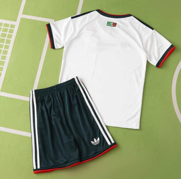 2026 World cup Mexico Away top thai best quality soccer Jersey kids kits sets