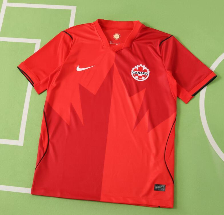 2026 World cup Canada Home top thai best  quality soccer Jersey  fan version