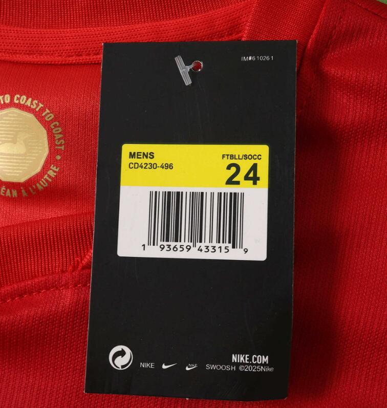 2026 World cup Canada Home top thai best quality soccer Jersey kids kits sets