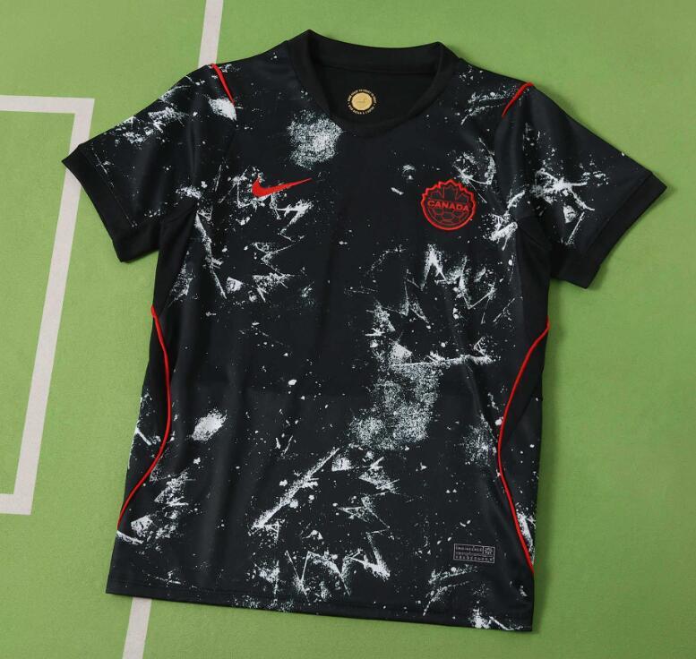 2026 World cup Canada Away top thai best quality soccer Jersey kids kits sets