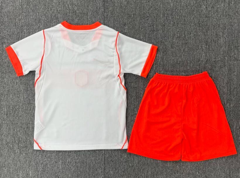 2026 World cup Netherlands Away top thai best quality soccer Jersey kids kits sets