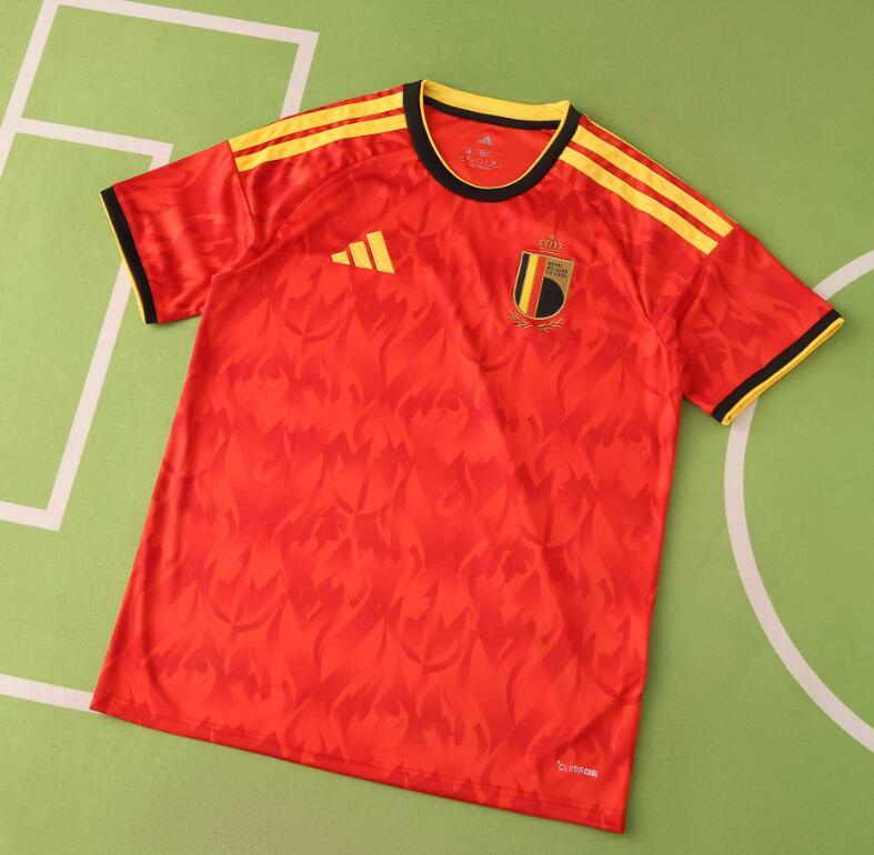 2026 World cup Belgium Home top thai best  quality soccer Jersey  fan version