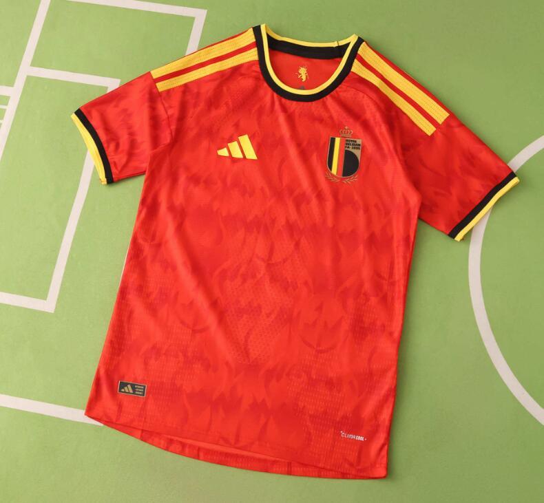 2026 World cup Belgium Home top thai best quality soccer Jersey Player version 001