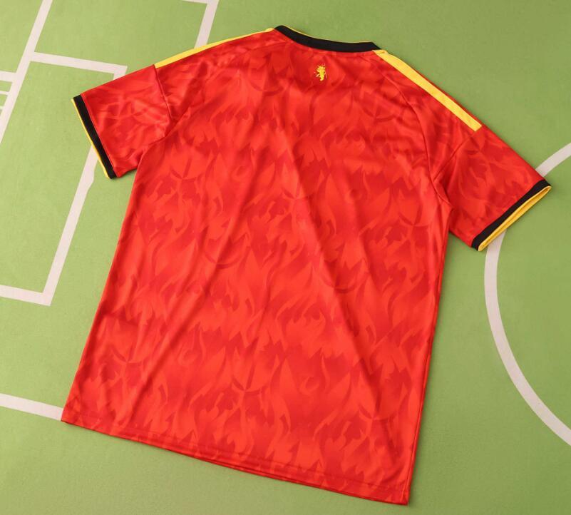 2026 World cup Belgium Home top thai best  quality soccer Jersey  fan version