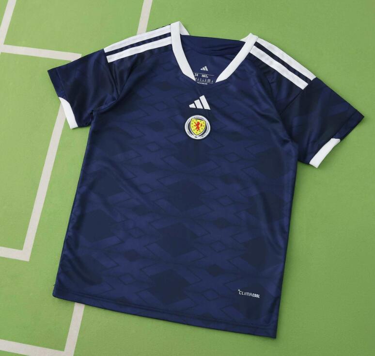 2026 World cup Scotland Home top thai best quality soccer Jersey kids kits sets