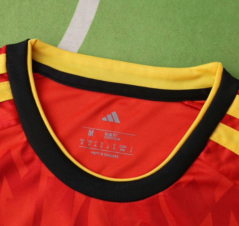 2026 World cup Belgium Home top thai best  quality soccer Jersey  fan version