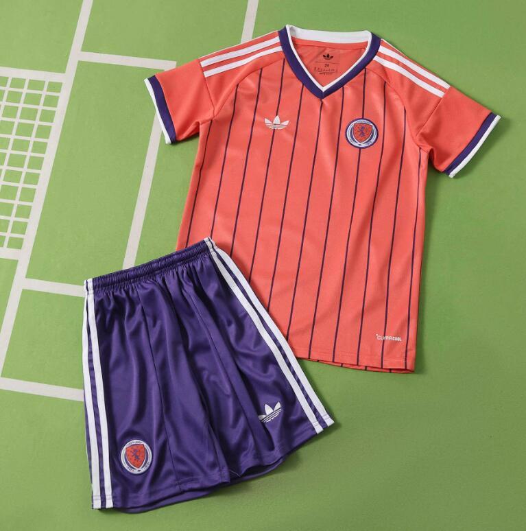 2026 World cup Scotland Away top thai best quality soccer Jersey kids kits sets