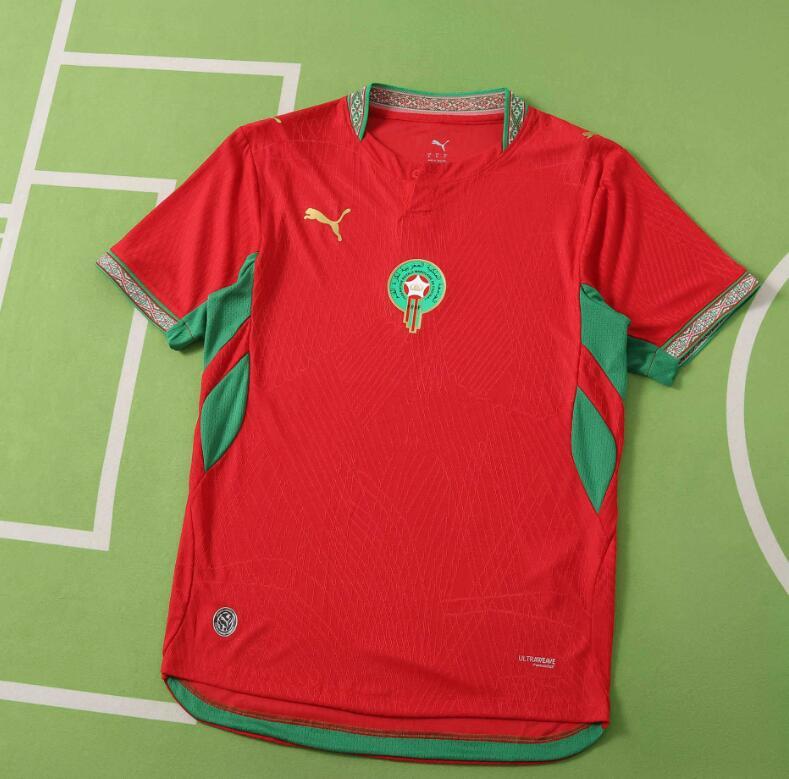 2026 World cup Morocco  Home top thai best quality soccer Jersey Player version 001