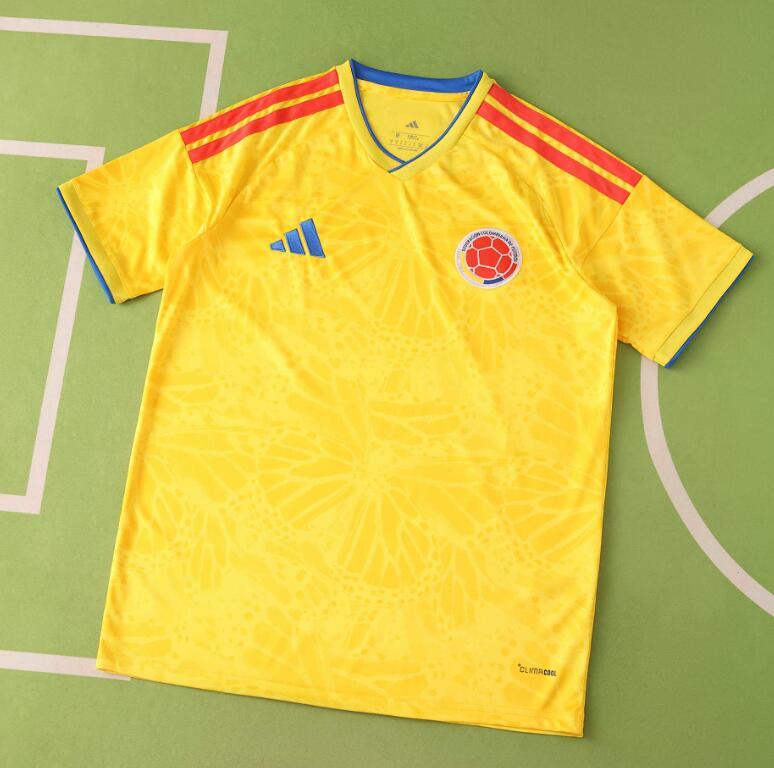 2026 World cup Colombia Home top thai best  quality soccer Jersey  fan version