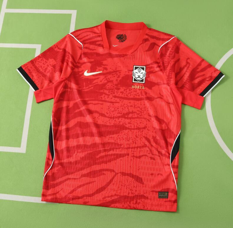 2026 World cup South Korea Home top thai best quality soccer Jersey Player version 001