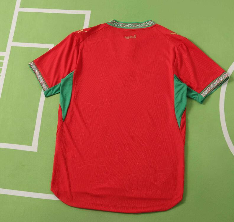 2026 World cup Morocco  Home top thai best quality soccer Jersey Player version 001