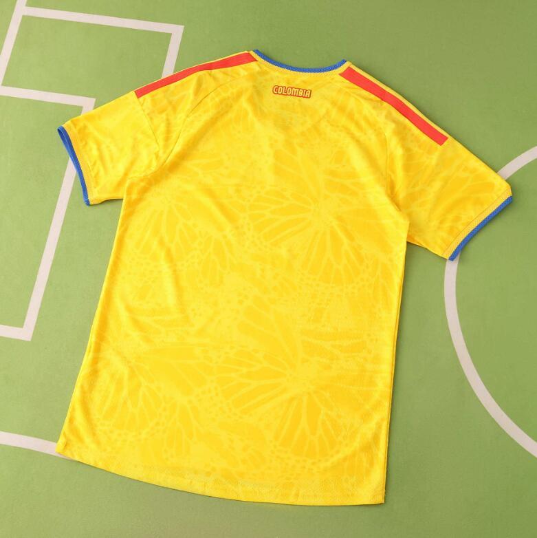2026 World cup Colombia Home top thai best quality soccer Jersey Player version 001