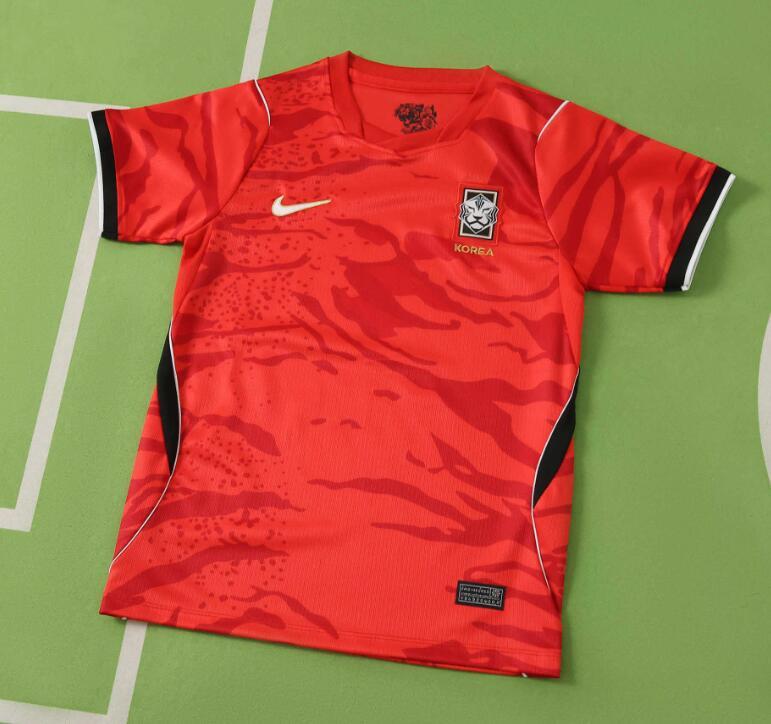 2026 World cup South Korea Home top thai best quality soccer Jersey kids kits sets