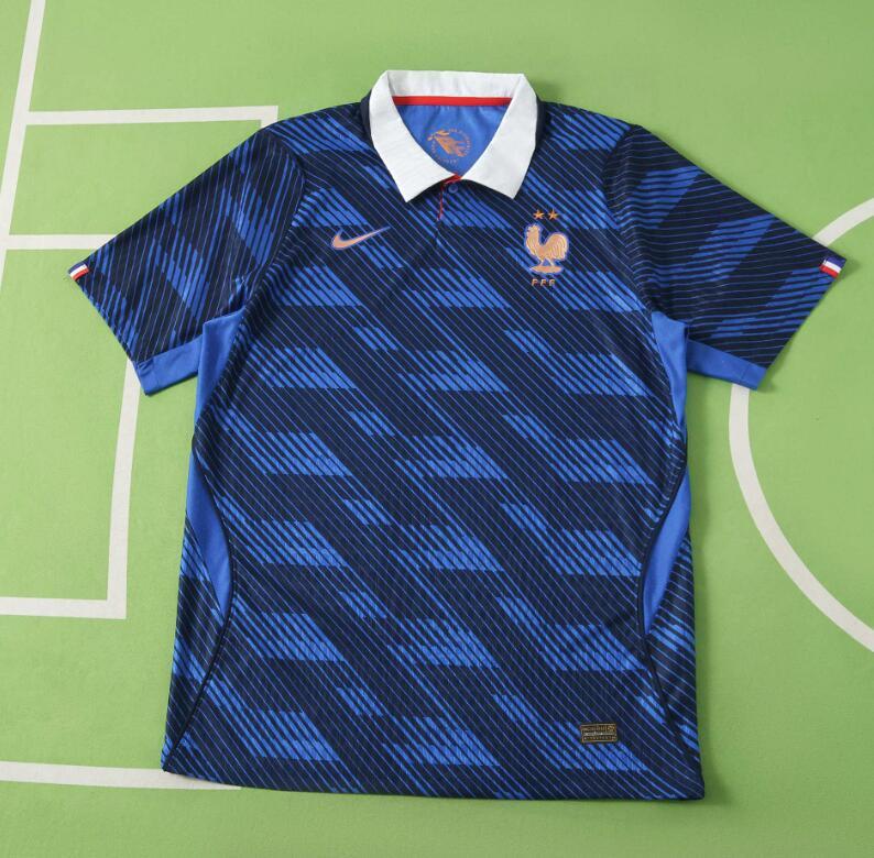 2026 World cup France Home top thai best quality soccer Jersey Player version 001