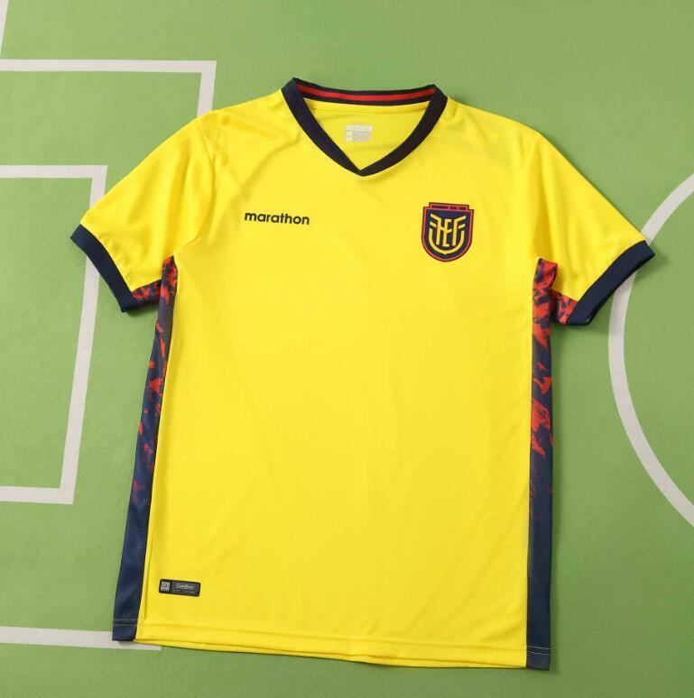 2026 World cup Ecuador Home top thai best  quality soccer Jersey  fan version