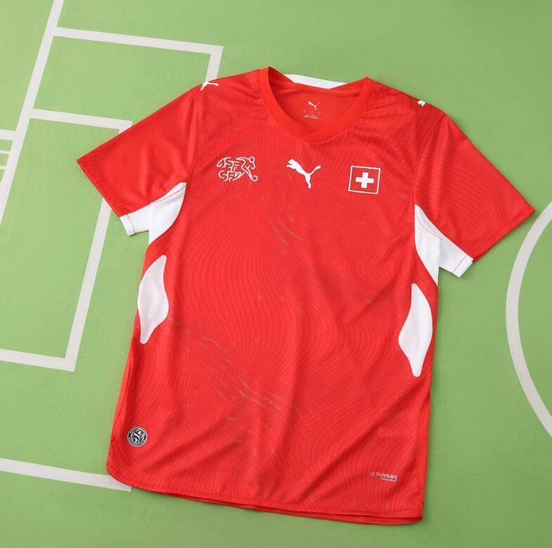 2026 World cup Switzerland  Home top thai best quality soccer Jersey Player version 001