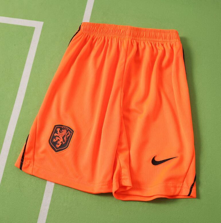 2026 World cup Netherlands Away top thai best quality soccer Jersey kids kits sets