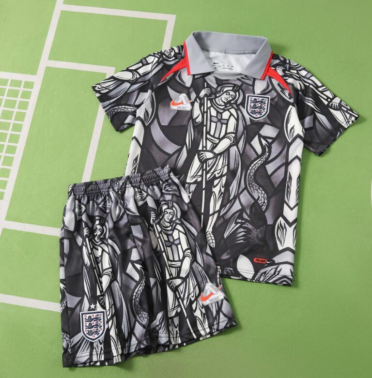 2026 World cup England  Concept  top thai best quality soccer Jersey kids kits sets