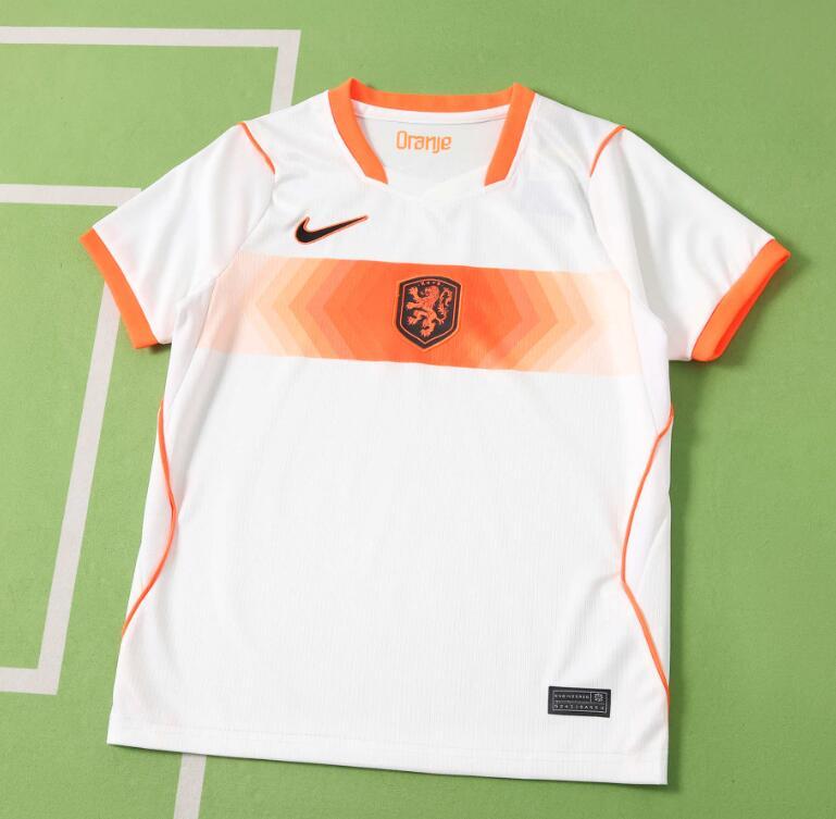 2026 World cup Netherlands Away top thai best quality soccer Jersey kids kits sets