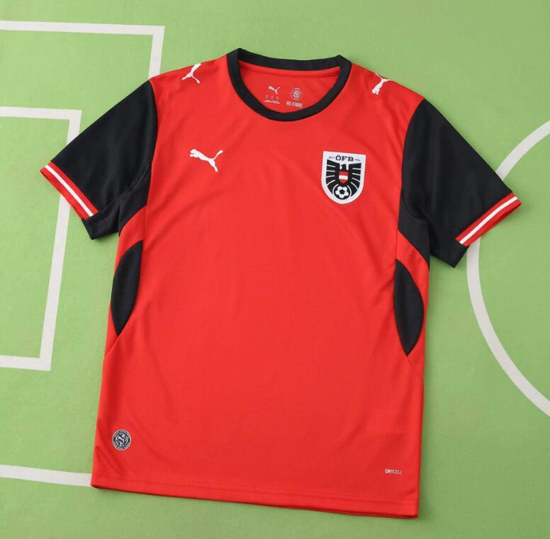 2026 World cup Austria Home top thai best  quality soccer Jersey  fan version