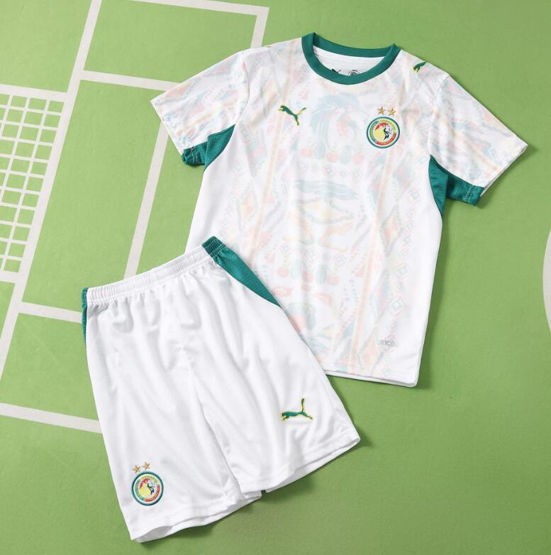 2026 World cup Senegal Home top thai best quality soccer Jersey kids kits sets