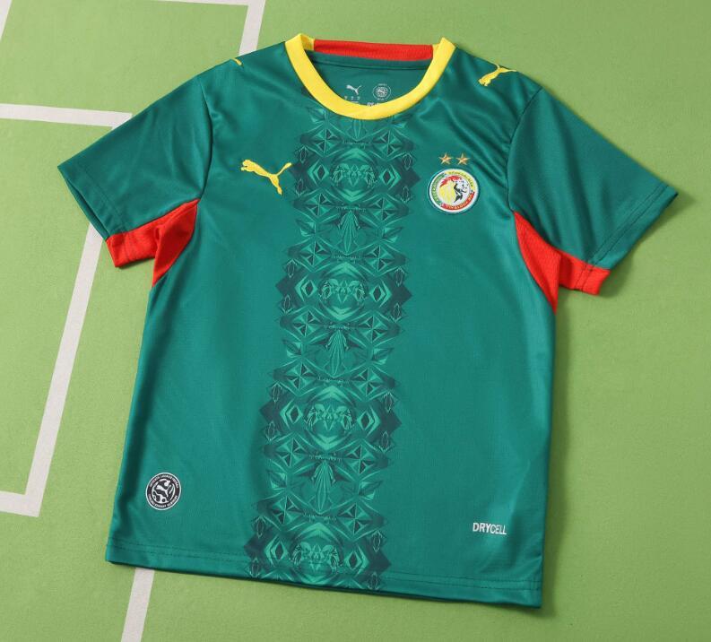 2026 World cup Senegal Away top thai best quality soccer Jersey kids kits sets