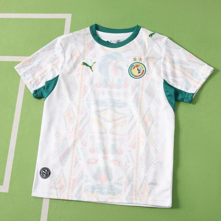 2026 World cup Senegal Home top thai best quality soccer Jersey kids kits sets