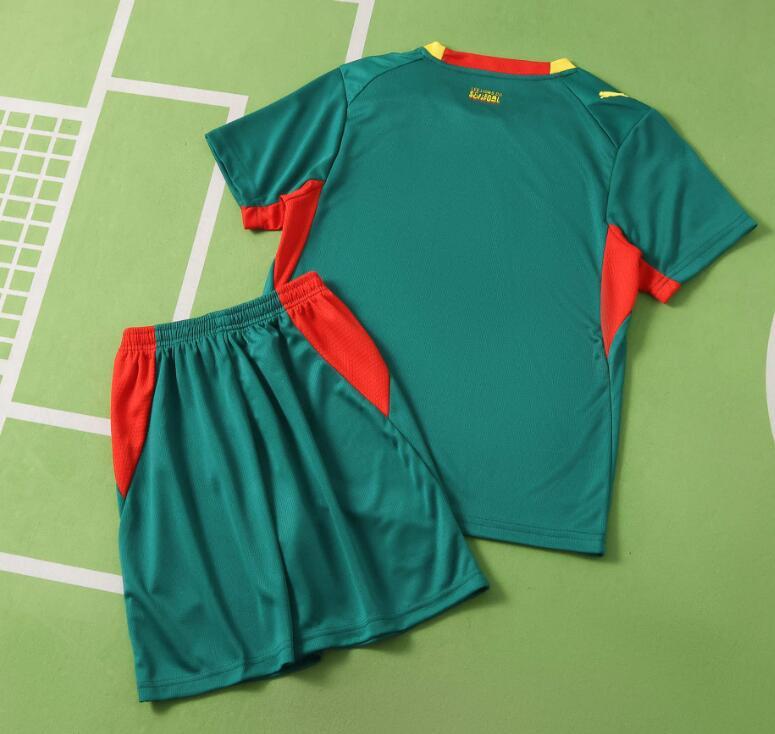 2026 World cup Senegal Away top thai best quality soccer Jersey kids kits sets