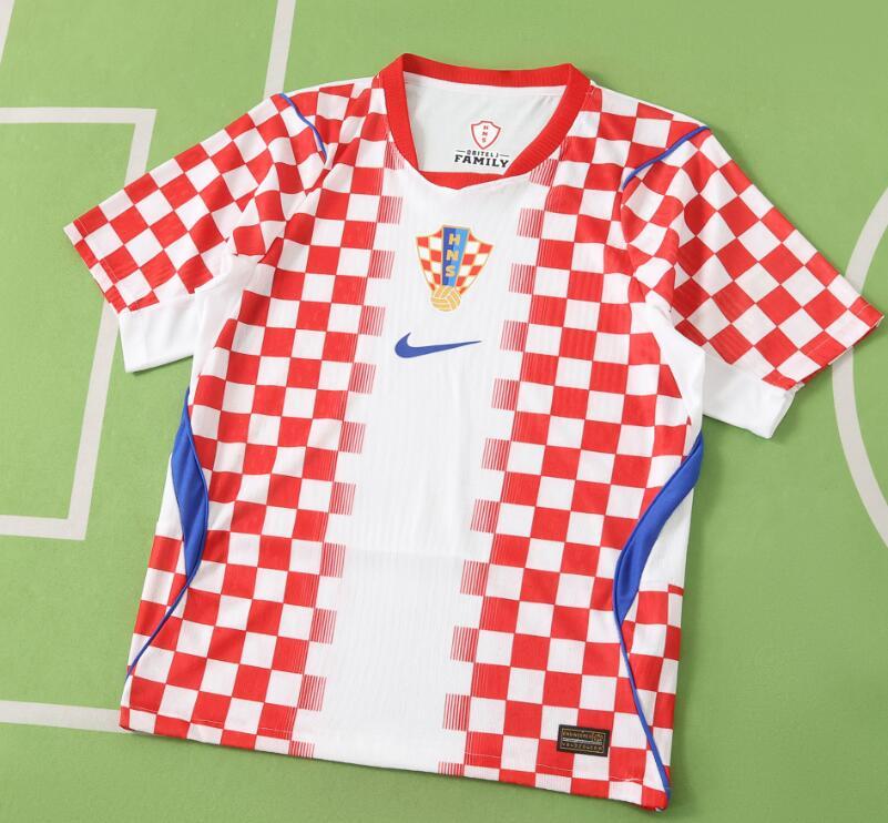2026 World cup Croatia Home top thai best quality soccer Jersey Player version 002