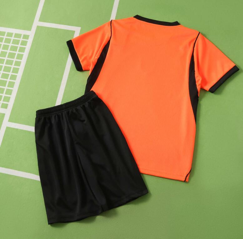 2026 World cup Netherlands Home top thai best quality soccer Jersey kids kits sets