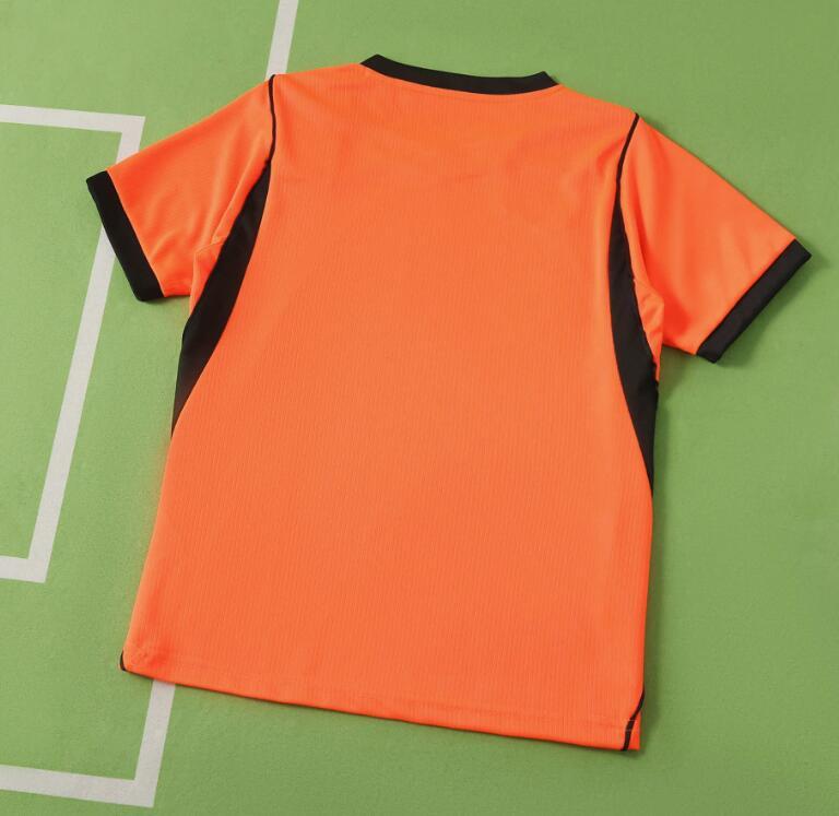 2026 World cup Netherlands Home top thai best quality soccer Jersey kids kits sets