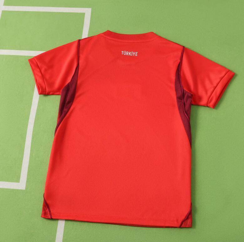 2026 World cup Turkey Away top thai best quality soccer Jersey kids kits sets