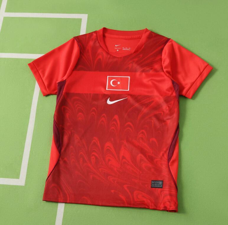 2026 World cup Turkey Away top thai best quality soccer Jersey kids kits sets
