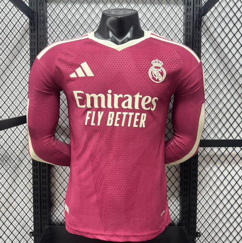 2026 2027 Real Madrid   Away Jersey Player Version  Long sleeves