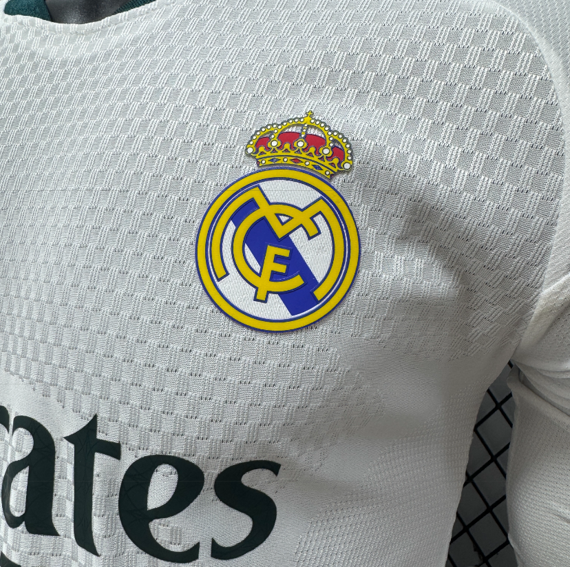 2026 2027 Real Madrid  Home  Jersey Player Version  Long sleeves