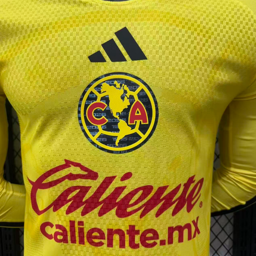 2026 2027 Club América   Home Jersey Player Version  Long sleeves