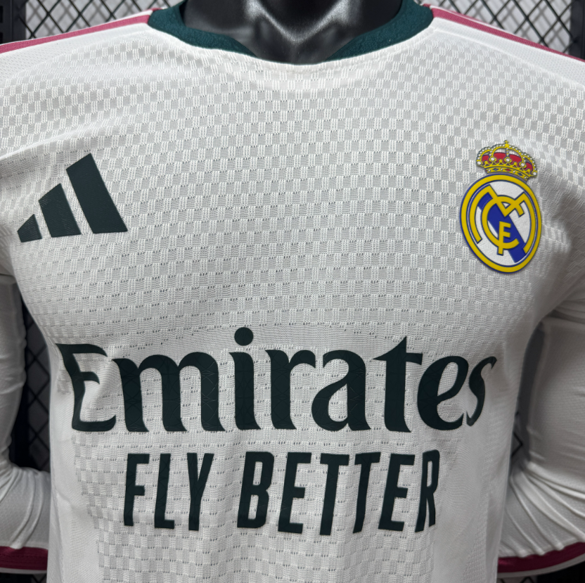 2026 2027 Real Madrid  Home  Jersey Player Version  Long sleeves