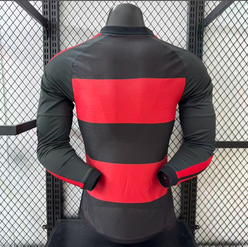 2026 2027 CR Flamengo   HOME  Jersey Player Version  Long sleeves