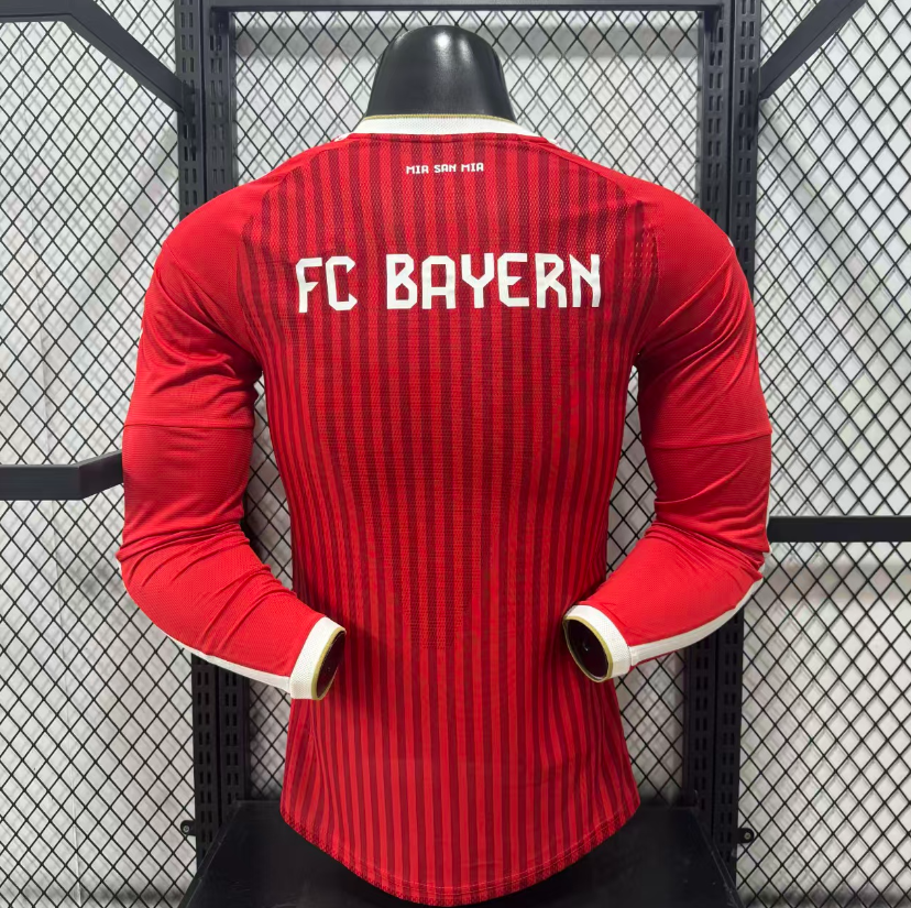 2026 2027 Bayern Munich  Home Jersey Player Version  Long sleeves
