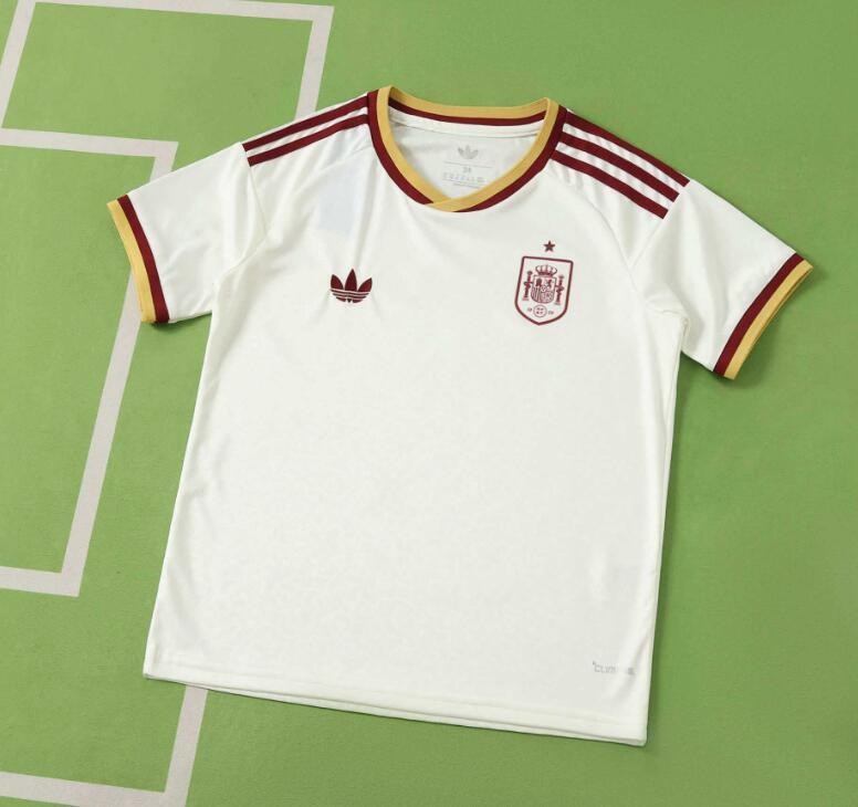 2026 World cup Spain Away top thai best quality soccer Jersey kids kits sets